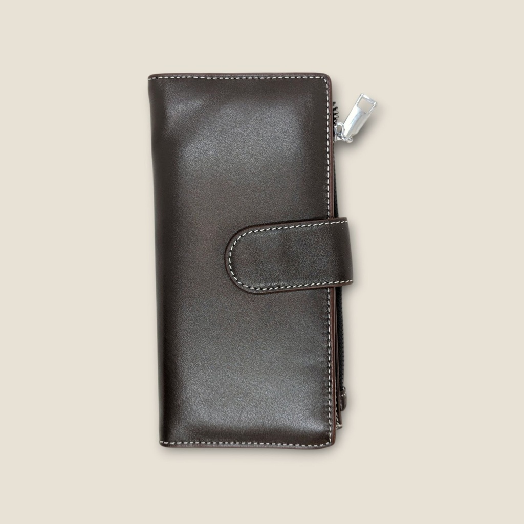 Essential Leather Long Wallet