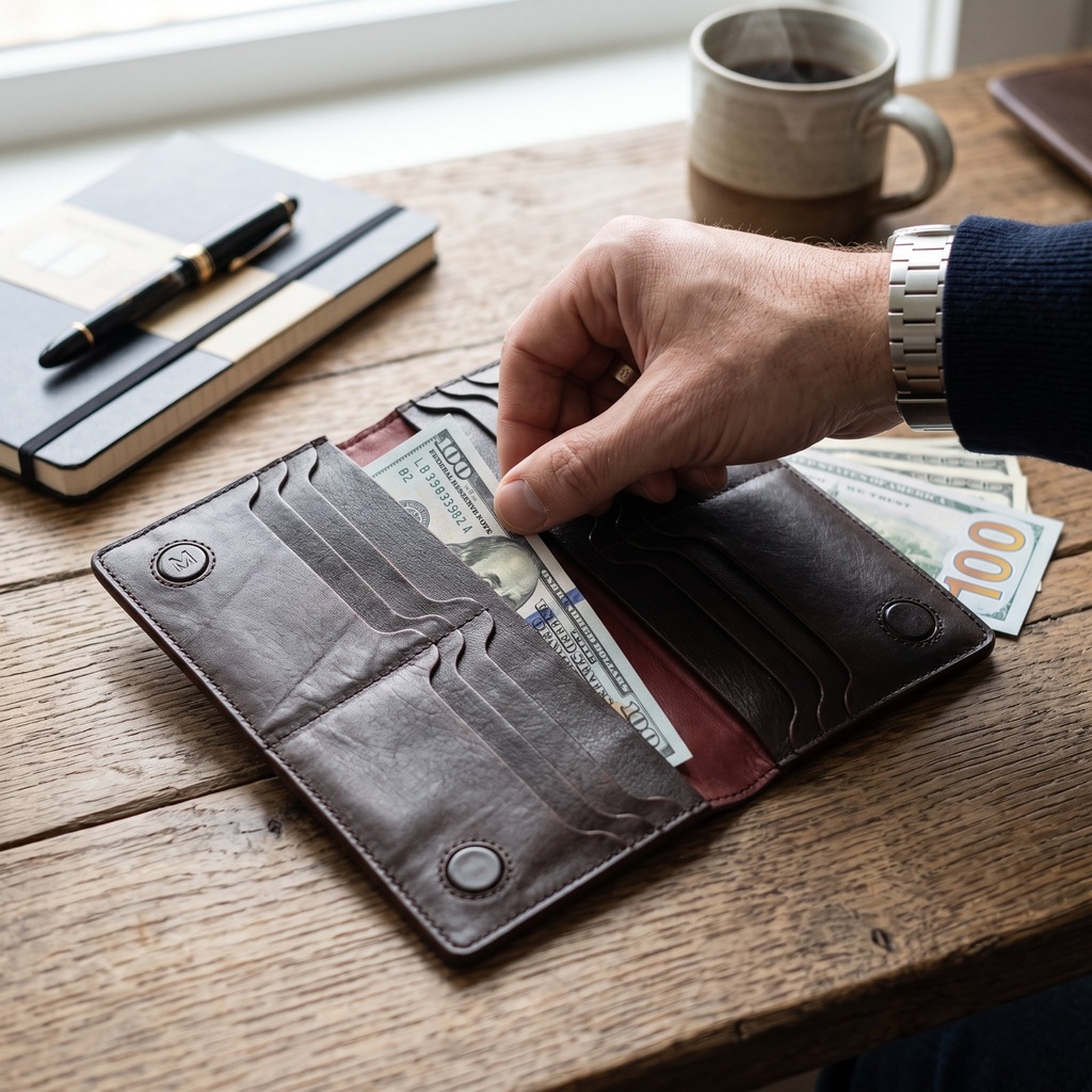 Premium Original Leather Long Wallet