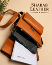 Premium Russian Leather Messenger Bag for Men