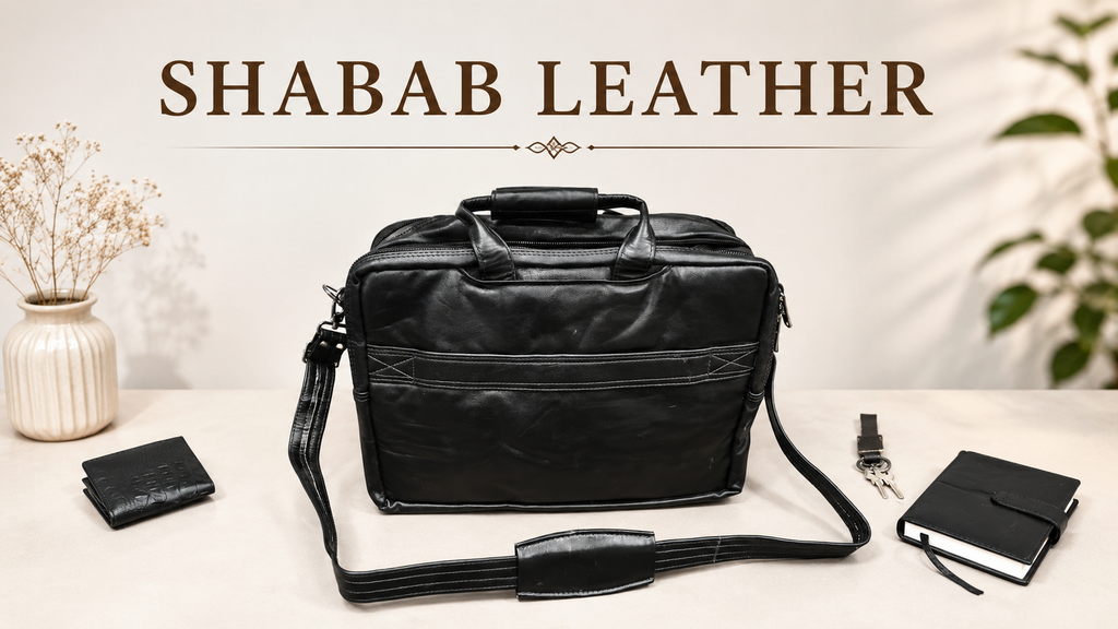 Genuine Leather Executive Laptop Bag