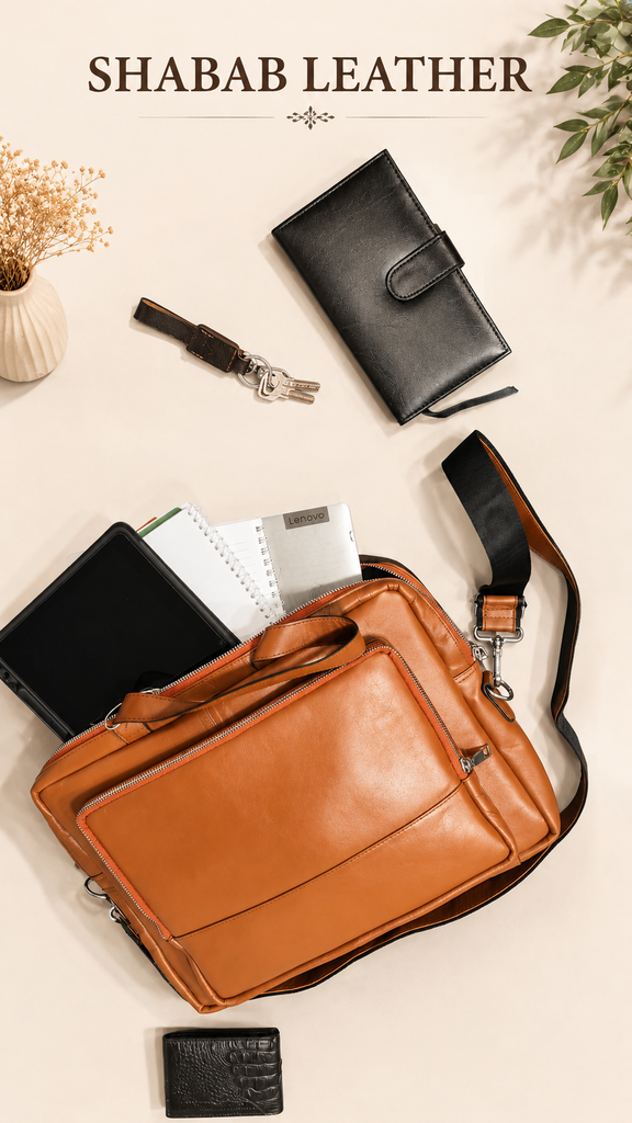 Genuine Cow Leather Laptop & Business