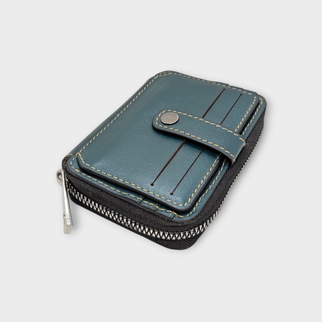 Accordion Leather Card Holder Wallet