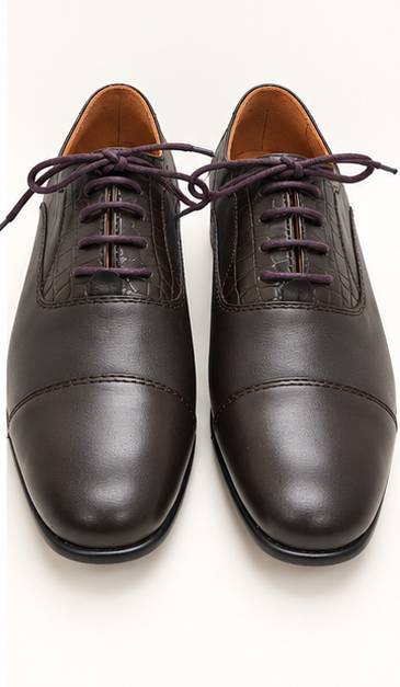 Shabab Executive Croc-Embossed Oxford