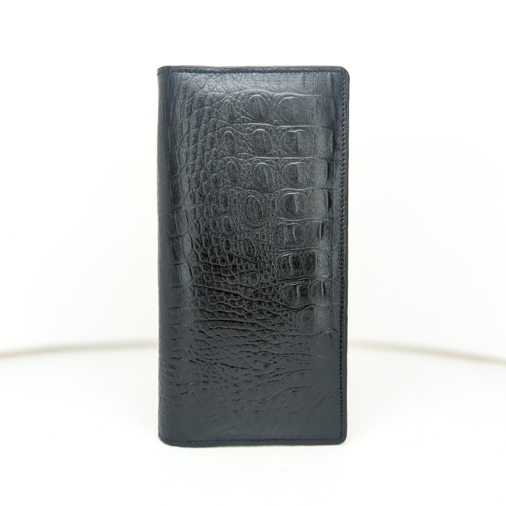 Multi-Slot Executive Long Wallet-black