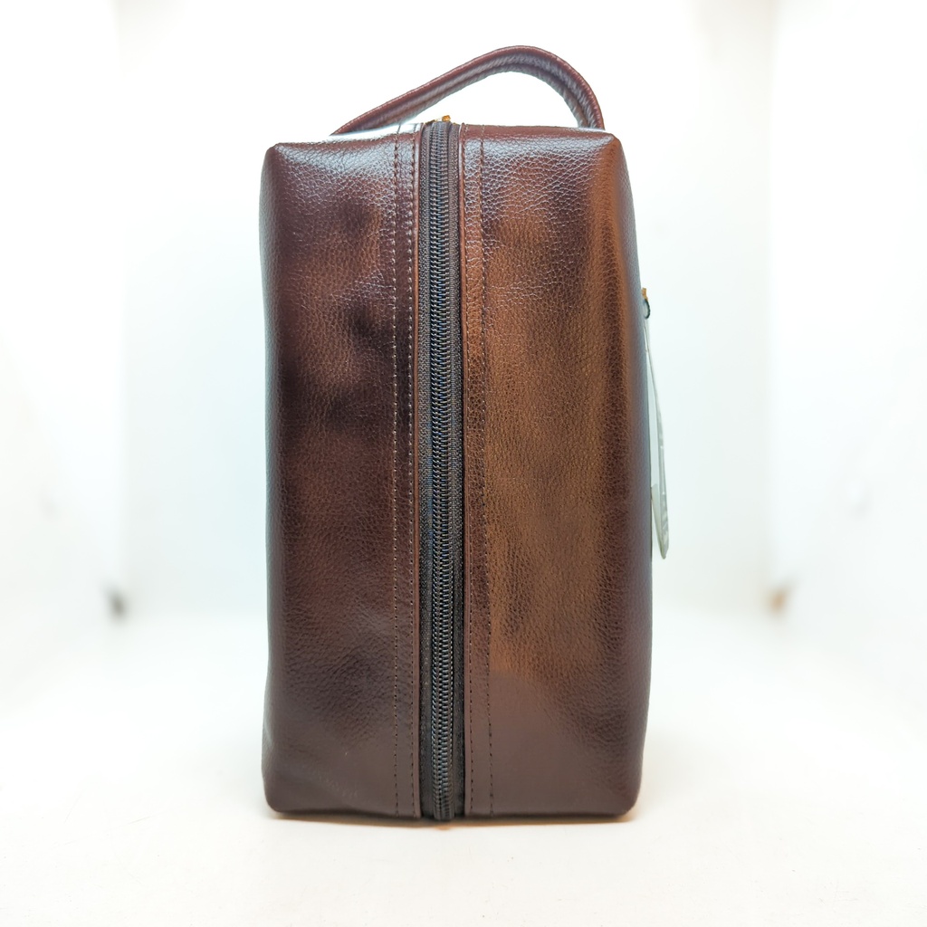 Classic Toiletry Bag & Travel Organizer-chocolate