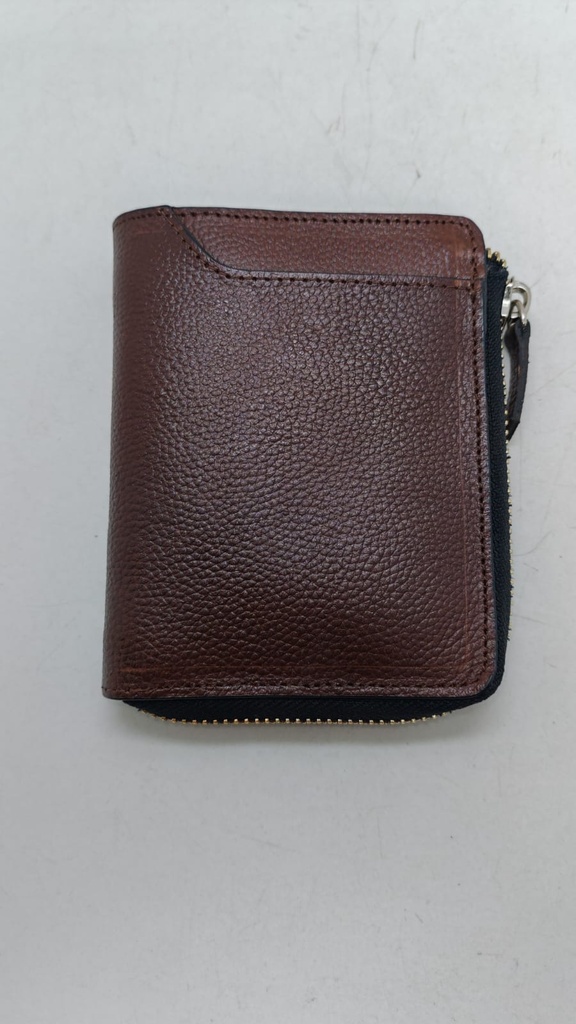 Men's Zip-Around Bifold Wallet