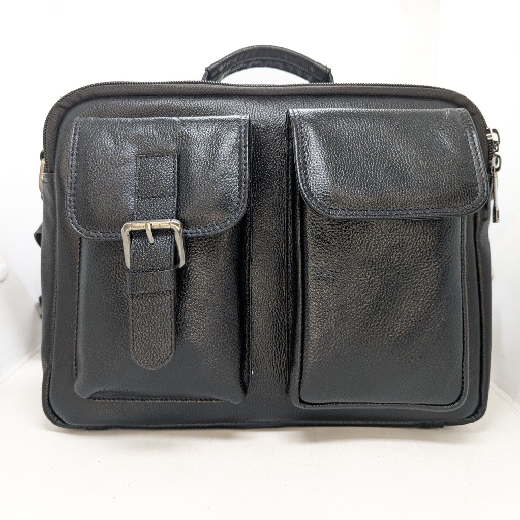 Vintage Messenger Bag-black