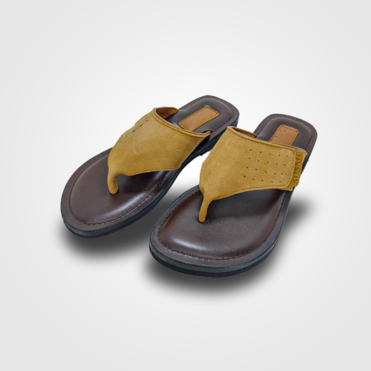 Shabab Classic Tan & Brown Authentic Leather Sandals
